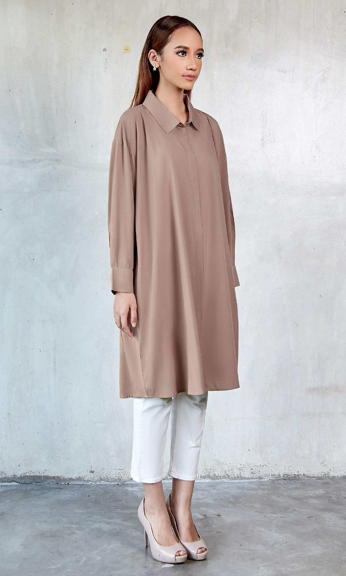 Calista Blouse in Brown